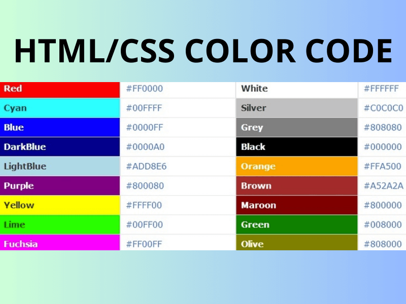The hex color code